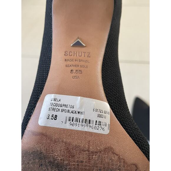 Schutz Boots Women Gisela Sock Booties Pull On Colorblock FLAWS - Picture 12 of 12